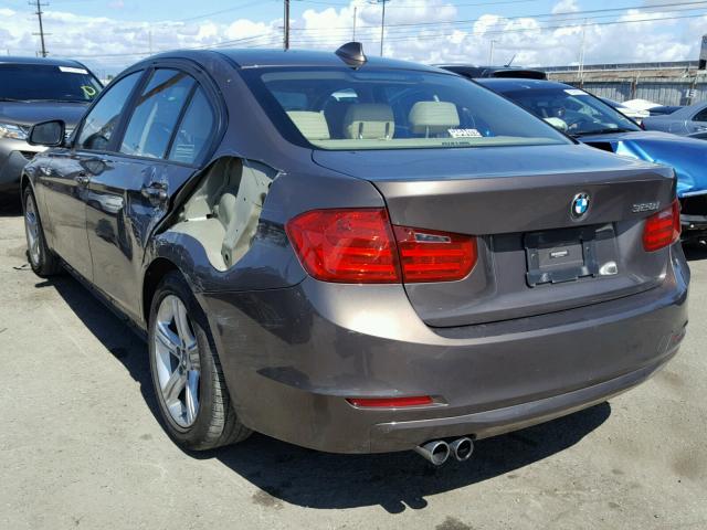 WBA3C1C57DF443747 - 2013 BMW 328 I SULE BROWN photo 3