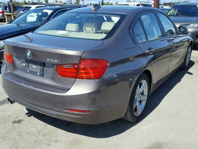 WBA3C1C57DF443747 - 2013 BMW 328 I SULE BROWN photo 4