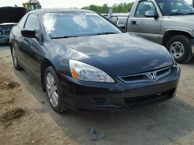 1HGCM82686A005548 - 2006 HONDA ACCORD EX BLACK photo 1