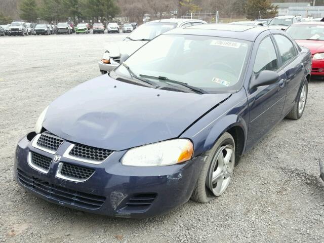 1B3EL46X56N143273 - 2006 DODGE STRATUS SX BLUE photo 2