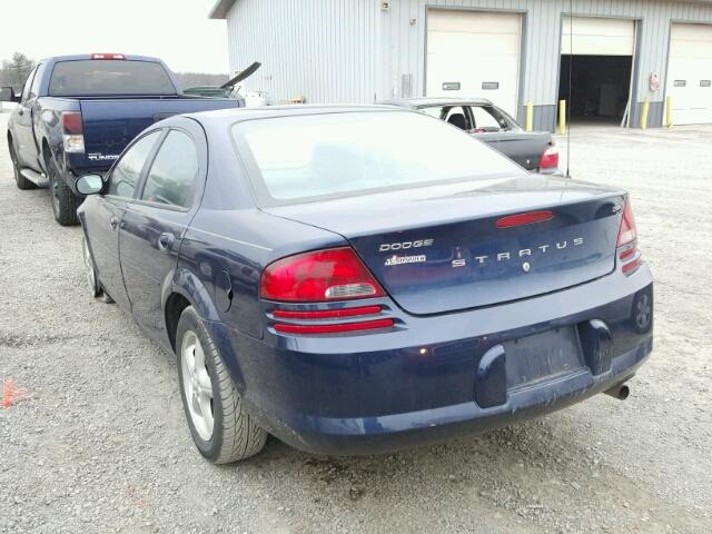 1B3EL46X56N143273 - 2006 DODGE STRATUS SX BLUE photo 3