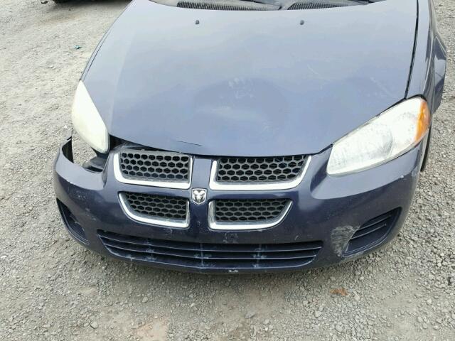 1B3EL46X56N143273 - 2006 DODGE STRATUS SX BLUE photo 9