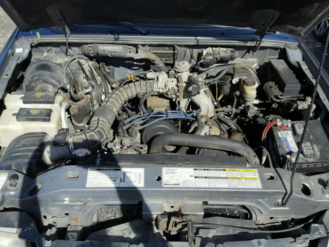 4F4YR16C4WTM44321 - 1998 MAZDA B2500 CAB GRAY photo 7