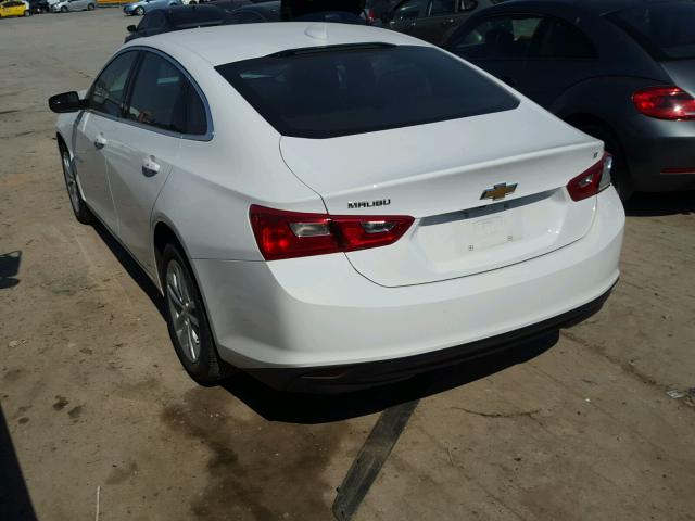 1G1ZD5STXJF153847 - 2018 CHEVROLET MALIBU LT WHITE photo 3