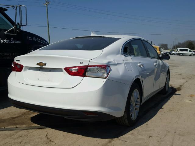 1G1ZD5STXJF153847 - 2018 CHEVROLET MALIBU LT WHITE photo 4