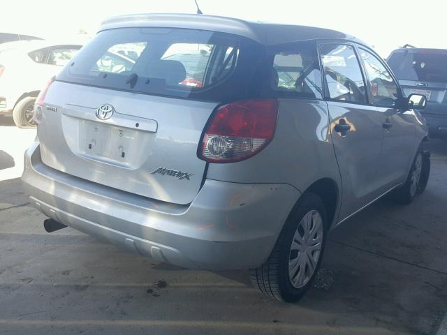 2T1KR32E13C051039 - 2003 TOYOTA MATRIX SILVER photo 4