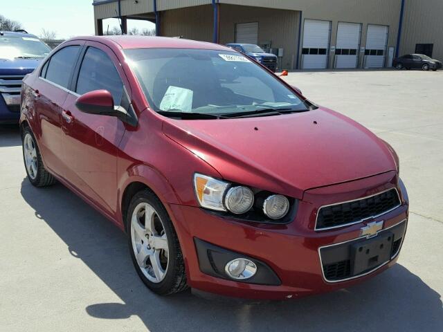 1G1JE5SH1C4141011 - 2012 CHEVROLET SONIC LTZ RED photo 1