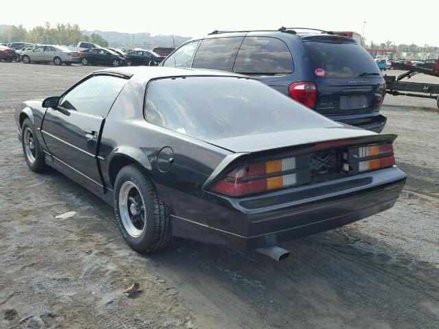 1G1FP21E5KL135268 - 1989 CHEVROLET CAMARO BLACK photo 2