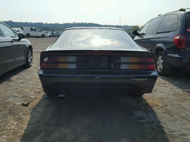 1G1FP21E5KL135268 - 1989 CHEVROLET CAMARO BLACK photo 9