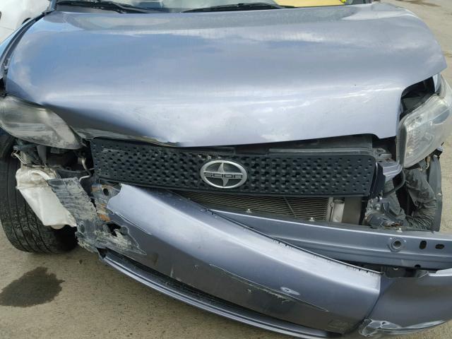 JTLKE50E891064799 - 2009 TOYOTA SCION XB ნაცრისფერი ფოტო 9