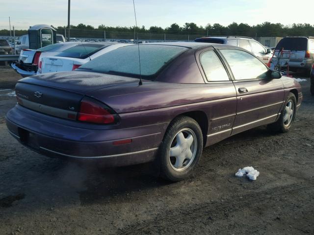 2G1WW12MXV9269319 - 1997 CHEVROLET MONTE CARL PURPLE photo 4