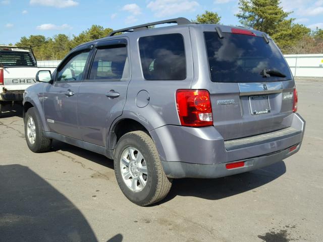 4F2CZ96158KM22286 - 2008 MAZDA TRIBUTE S BLACK photo 3