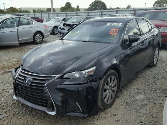 JTHBA1BL8HA004322 - 2017 LEXUS GS 200T BLACK photo 2