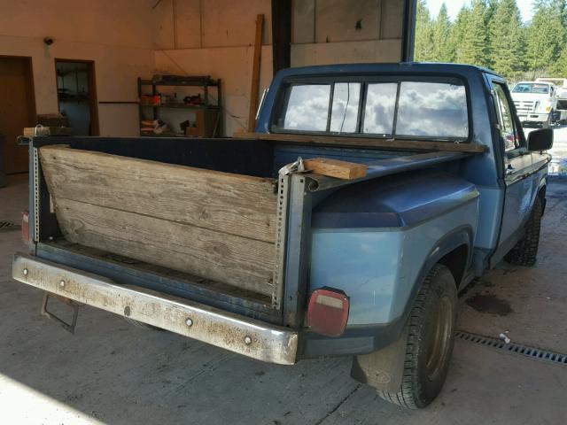 F10ERHG3121 - 1980 FORD PICK UP BLUE photo 4