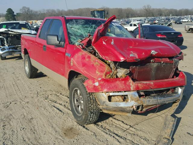 1FTRX12W34NB34987 - 2004 FORD F150 RED photo 1