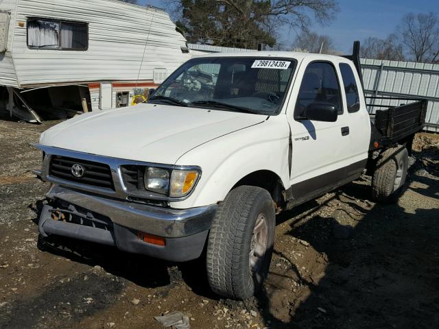 4TAWN72N1TZ156539 - 1996 TOYOTA TACOMA XTR WHITE photo 2