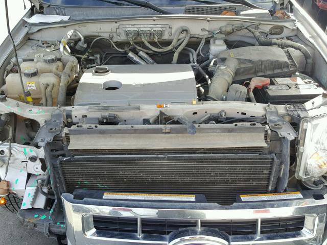 1FMCU5K34AKA80359 - 2010 FORD ESCAPE HYB SILVER photo 7