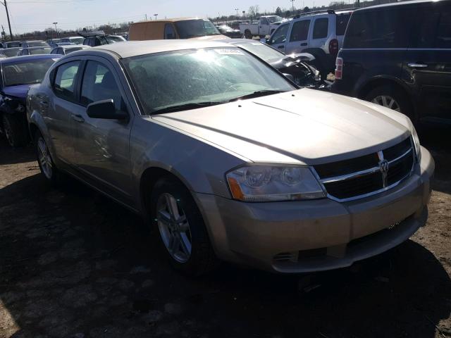 1B3LC56K78N275410 - 2008 DODGE AVENGER SX BEIGE photo 1