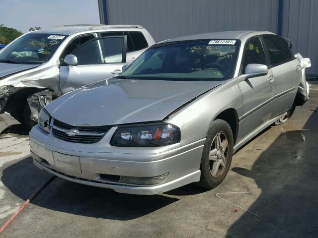 2G1WH52K359302533 - 2005 CHEVROLET IMPALA SILVER photo 2