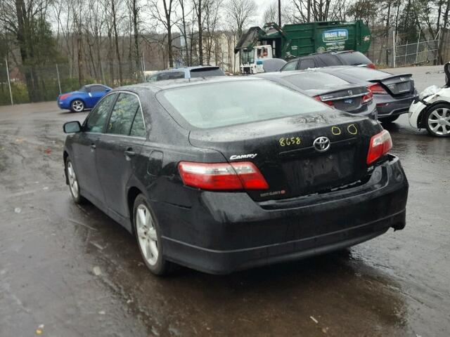 4T1BE46K09U405299 - 2009 TOYOTA CAMRY BASE BLACK photo 3