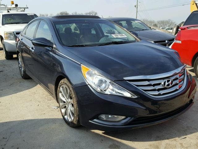 5NPEC4AC0CH440496 - 2012 HYUNDAI SONATA SE BLACK photo 1