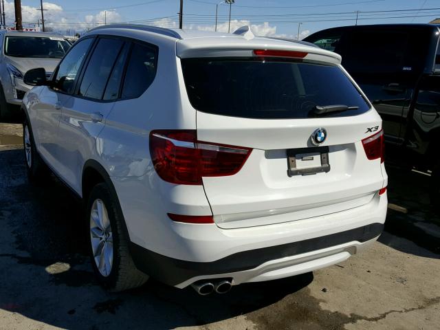 5UXWZ7C50H0T43563 - 2017 BMW X3 SDRIVE2 WHITE photo 3