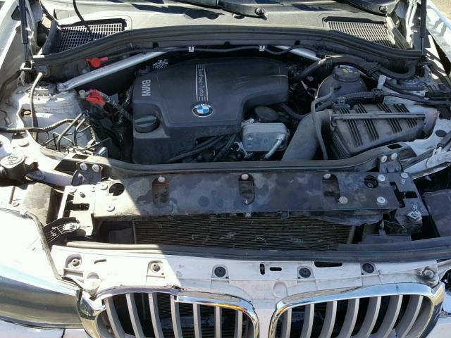 5UXWZ7C50H0T43563 - 2017 BMW X3 SDRIVE2 WHITE photo 7