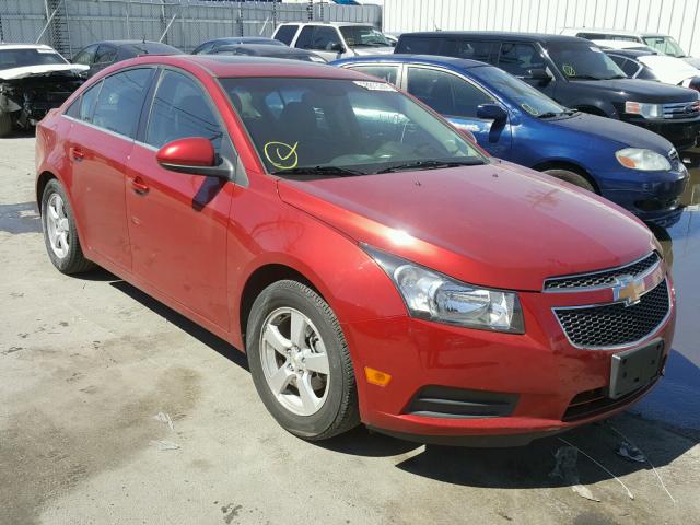 1G1PG5S99B7159413 - 2011 CHEVROLET CRUZE LT RED photo 1