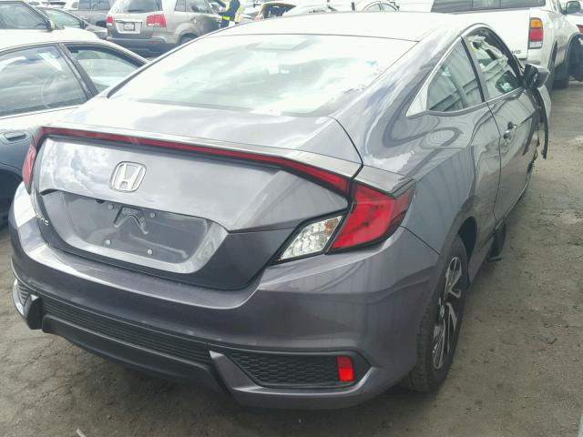 2HGFC4B52GH312510 - 2016 HONDA CIVIC LX GRAY photo 4