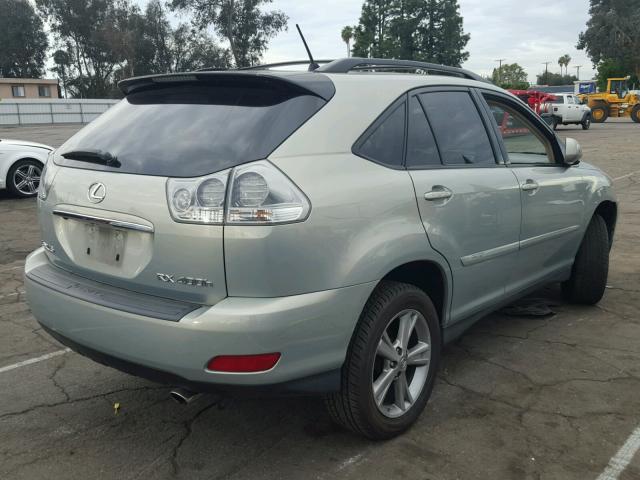 JTJGW31U872002283 - 2007 LEXUS RX 400H GRAY photo 4