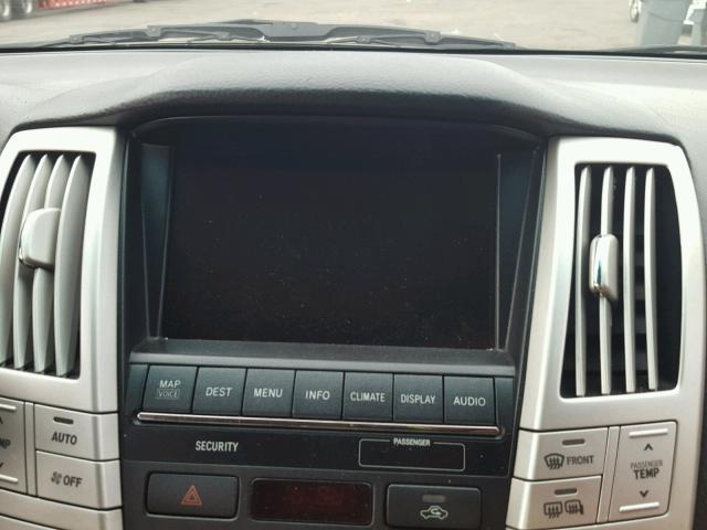 JTJGW31U872002283 - 2007 LEXUS RX 400H GRAY photo 9