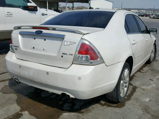 3FAHP08169R130170 - 2009 FORD FUSION SEL WHITE photo 4