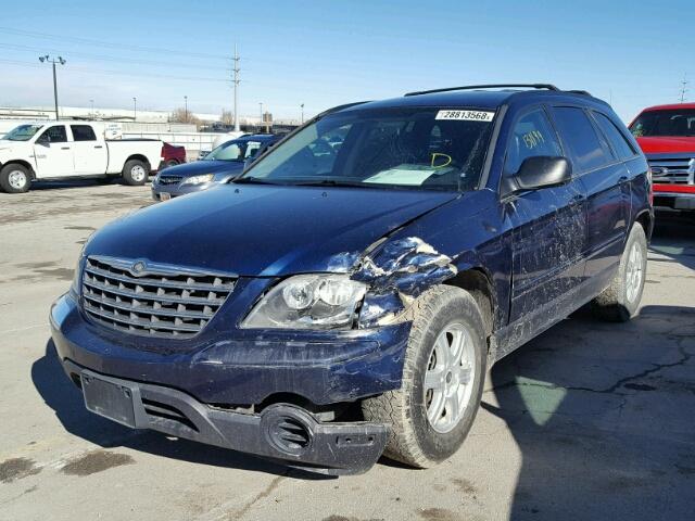 2A4GF68466R842034 - 2006 CHRYSLER PACIFICA T BLACK photo 2