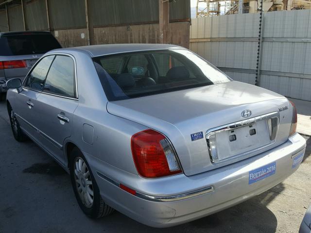 KMHFU45E44A284206 - 2004 HYUNDAI XG 350 SILVER photo 3