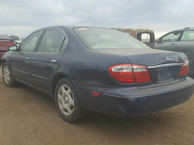 JNKCA31A01T029628 - 2001 INFINITI I30 BLUE photo 3