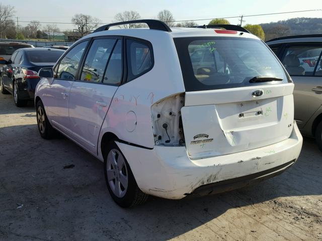 KNAFG528297237404 - 2009 KIA RONDO BASE WHITE photo 3