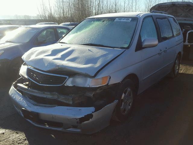 2HKRL18611H542886 - 2001 HONDA ODYSSEY EX SILVER photo 2