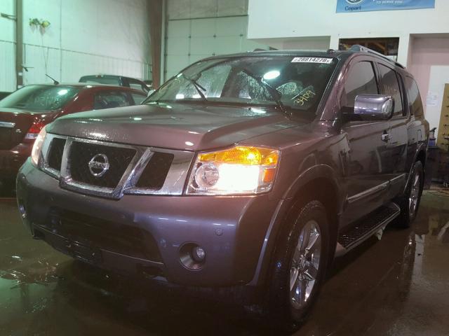 5N1AA0NC5BN623409 - 2011 NISSAN ARMADA SV GRAY photo 2