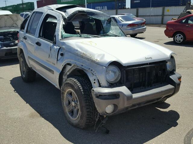 1J4GL48K84W181428 - 2004 JEEP LIBERTY SP SILVER photo 1