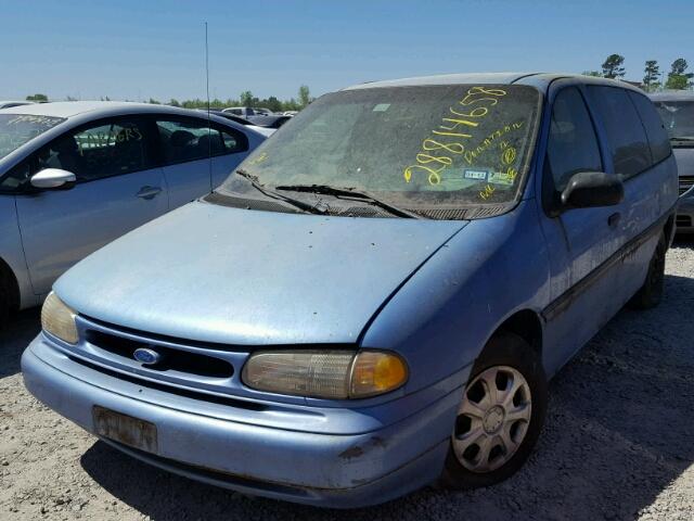 2FMDA5140SBA38421 - 1995 FORD WINDSTAR W BLUE photo 2