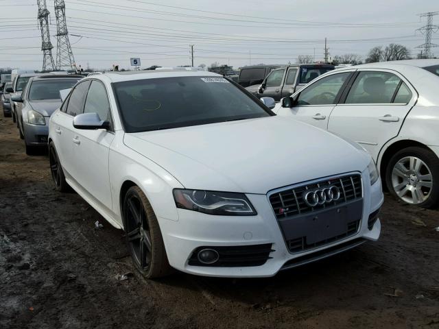 WAUBGAFLXAA167468 - 2010 AUDI S4 PREMIUM WHITE photo 1