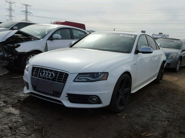 WAUBGAFLXAA167468 - 2010 AUDI S4 PREMIUM WHITE photo 2