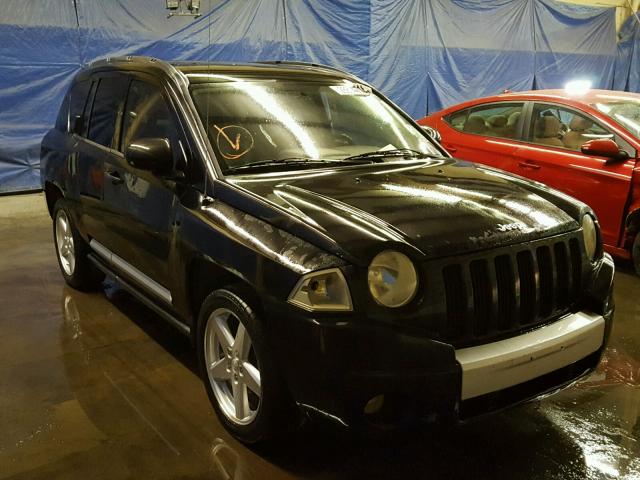 1J8FF57W47D585970 - 2007 JEEP COMPASS LI BLACK photo 1