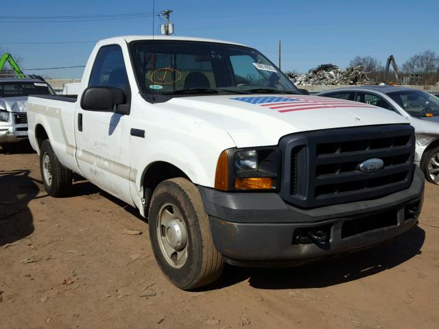 1FTNF20587EA67700 - 2007 FORD F250 SUPER WHITE photo 1