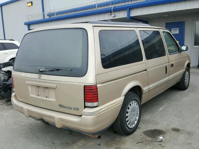 1P4GH44R4NX160769 - 1992 PLYMOUTH GRAND VOYA BEIGE photo 4