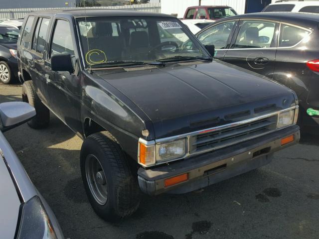 JN8HD17Y9LW218730 - 1990 NISSAN PATHFINDER BLACK photo 1