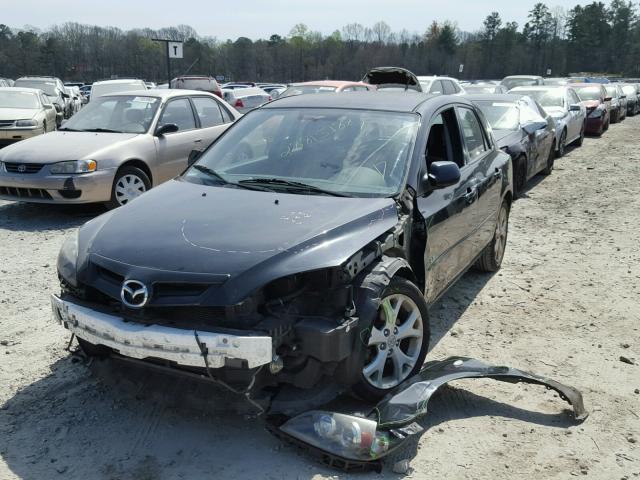 JM1BK343391222970 - 2009 MAZDA 3 S BLACK photo 2