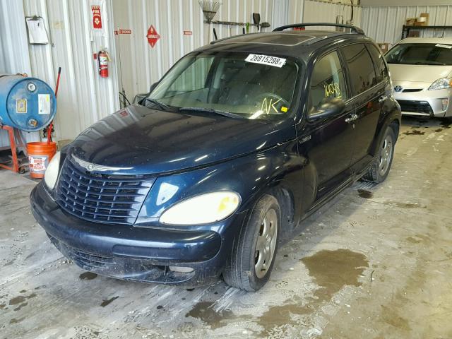 3C8FY68B82T236959 - 2002 CHRYSLER PT CRUISER BLUE photo 2