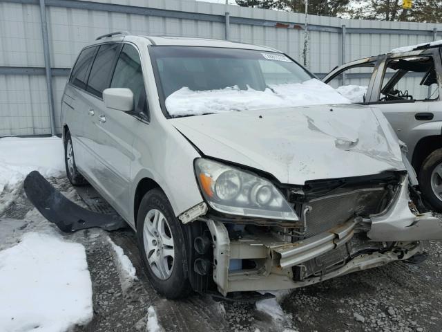 5FNRL38717B448535 - 2007 HONDA ODYSSEY EX GRAY photo 1