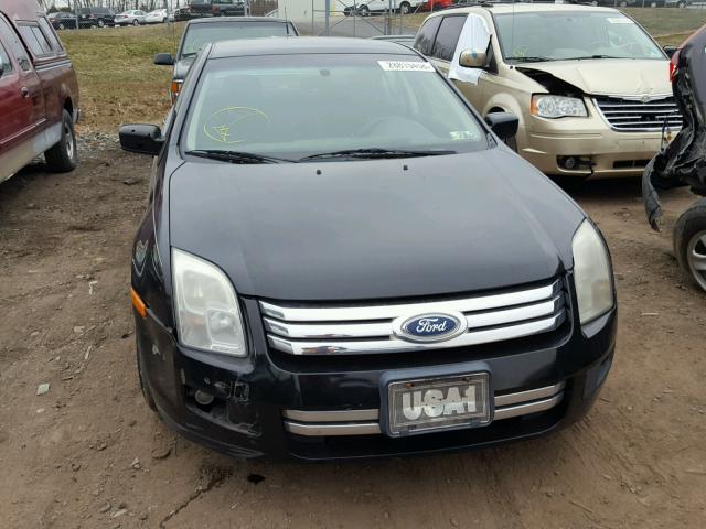 3FAHP07Z27R157354 - 2007 FORD FUSION SE BLACK photo 9